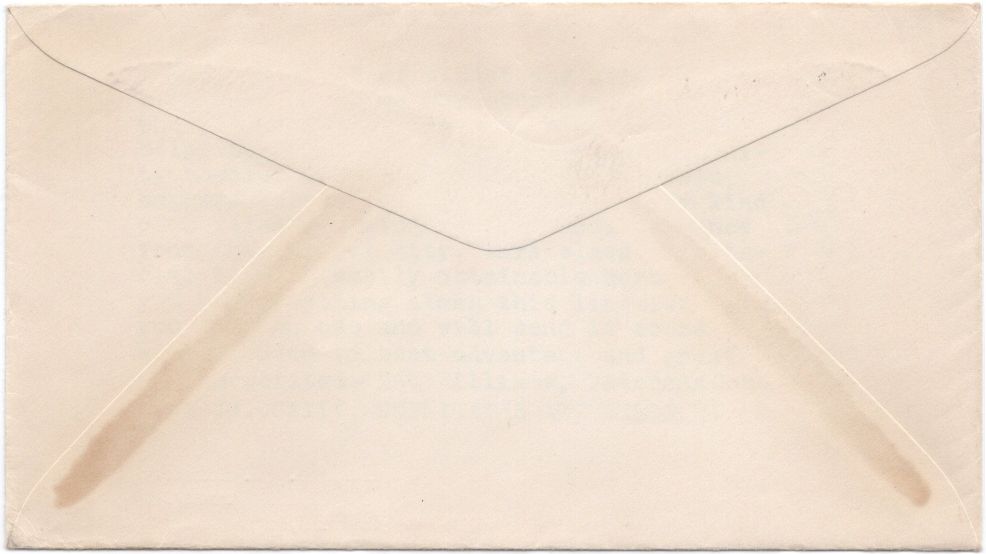 envelope back