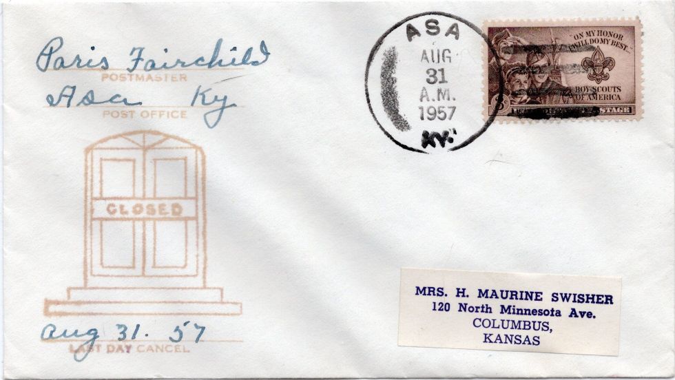 envelope front