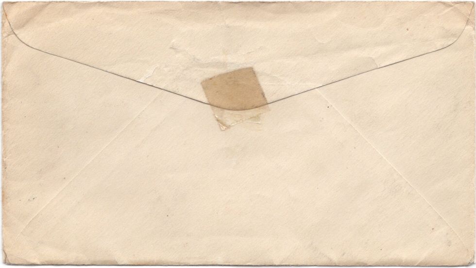 envelope back