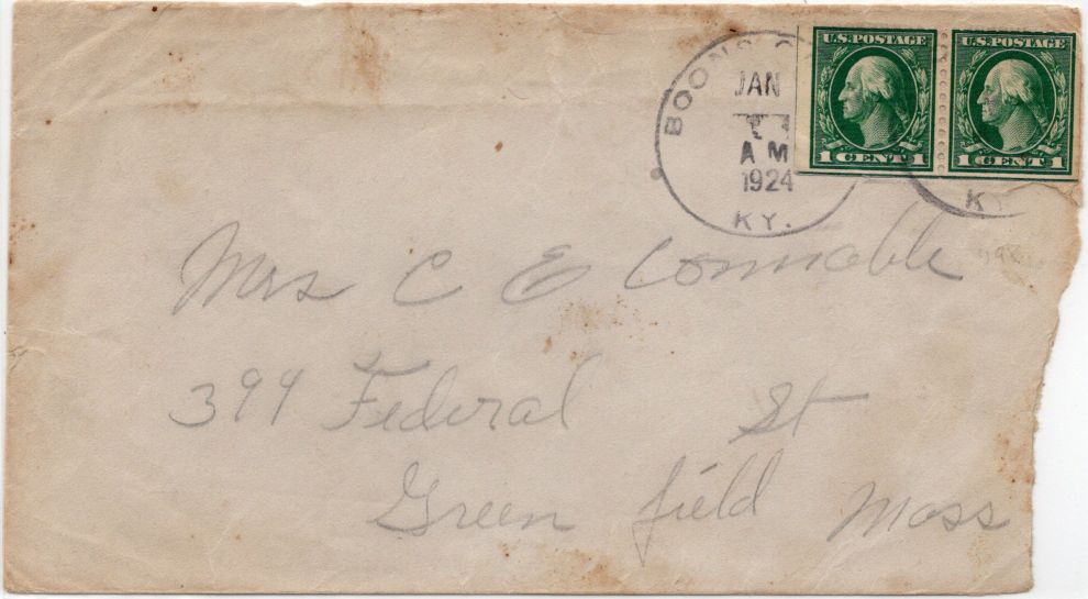 envelope front