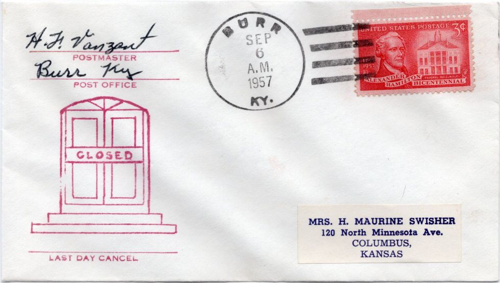 envelope front