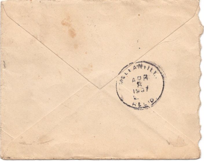 envelope back