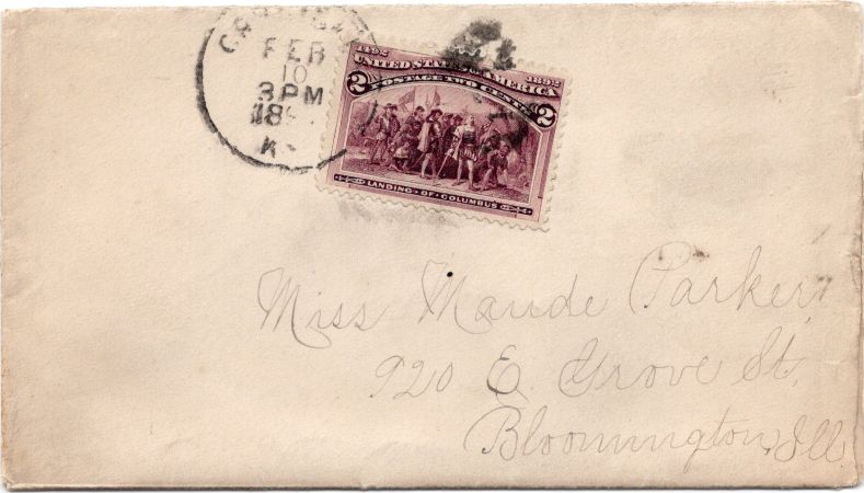 envelope front