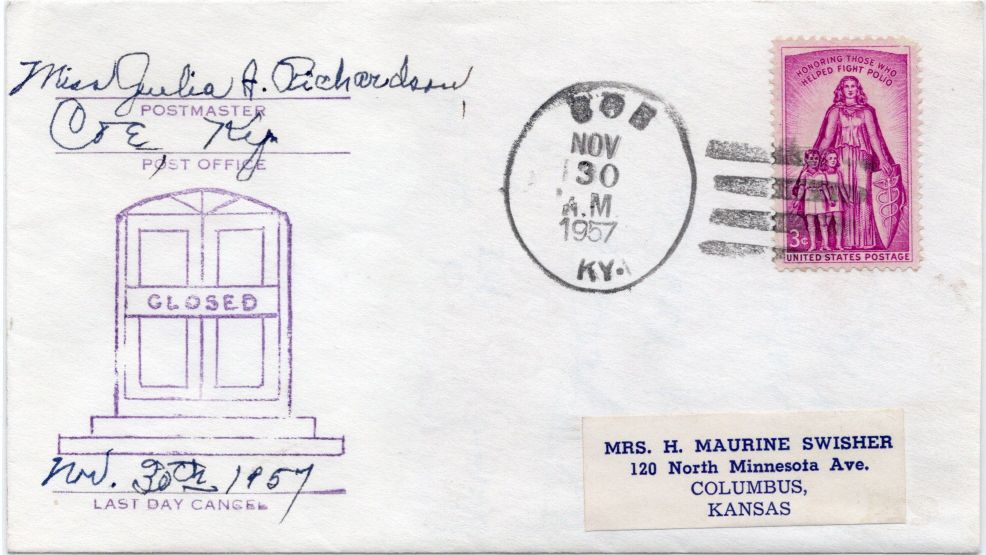 envelope front