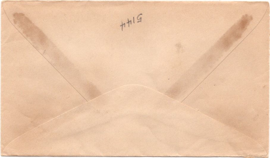 envelope back