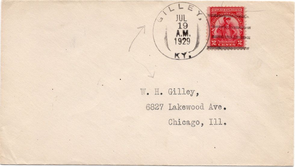 envelope front