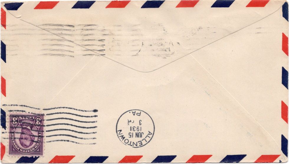 envelope back