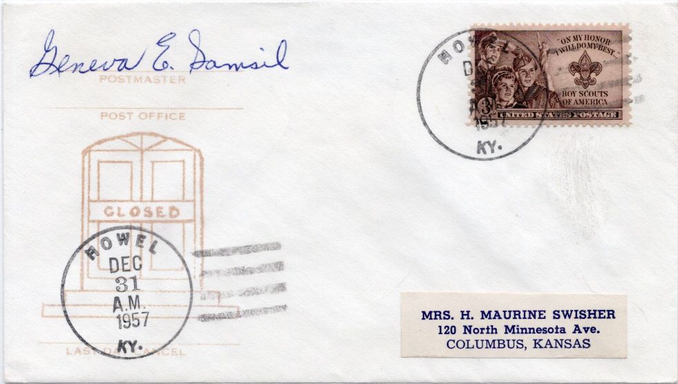 envelope front