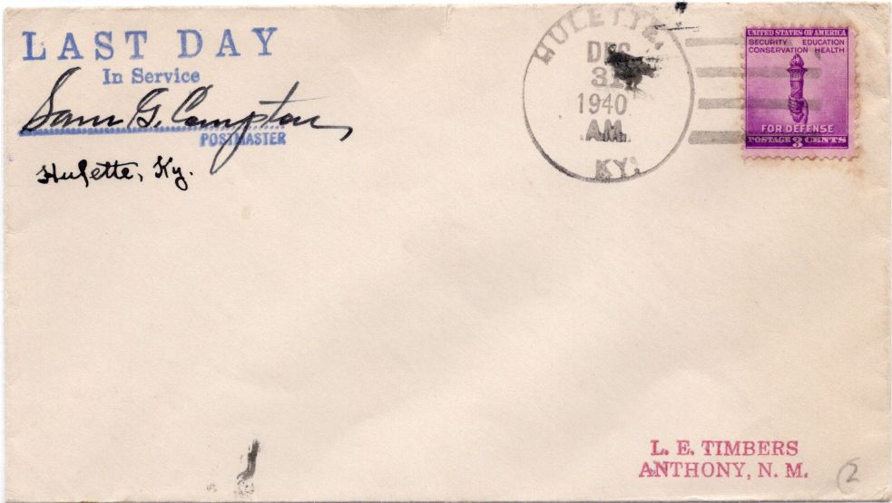 envelope front