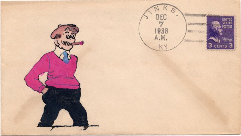 envelope front