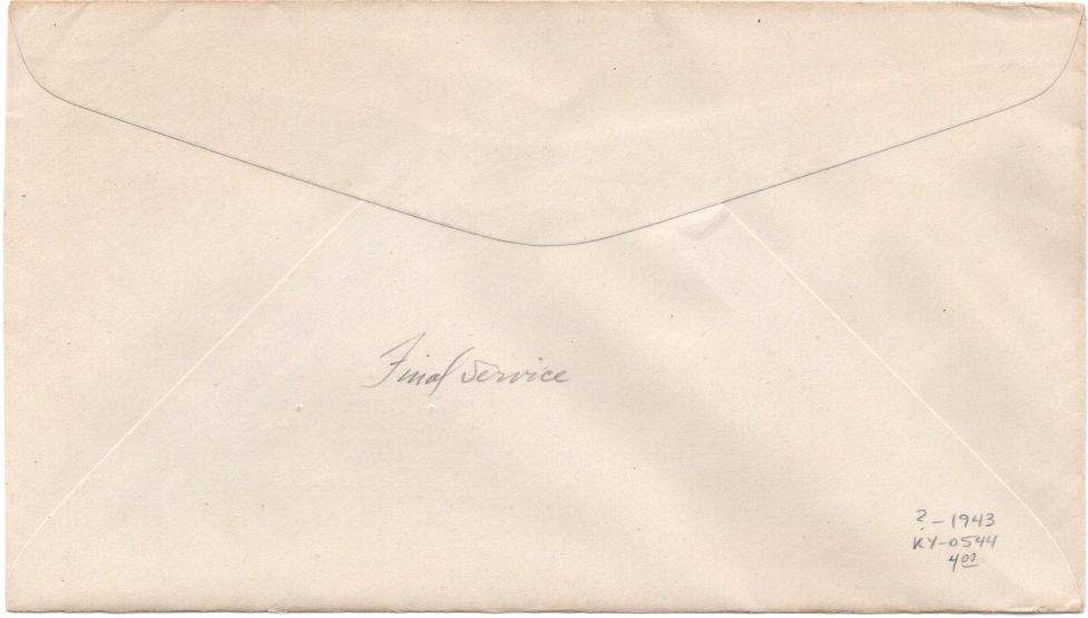 envelope back