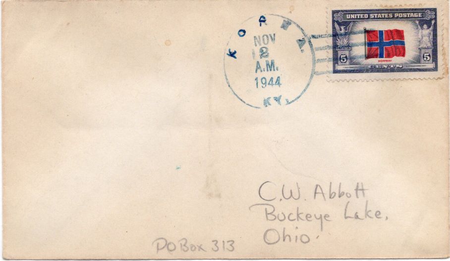 envelope front