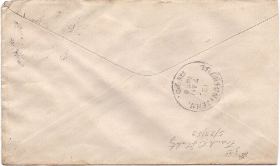 envelope back