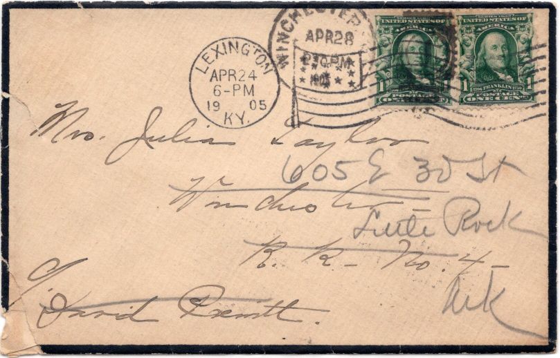 envelope front
