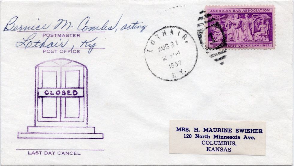 envelope front