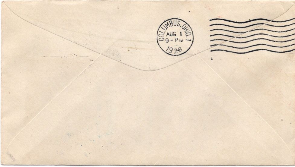 envelope back