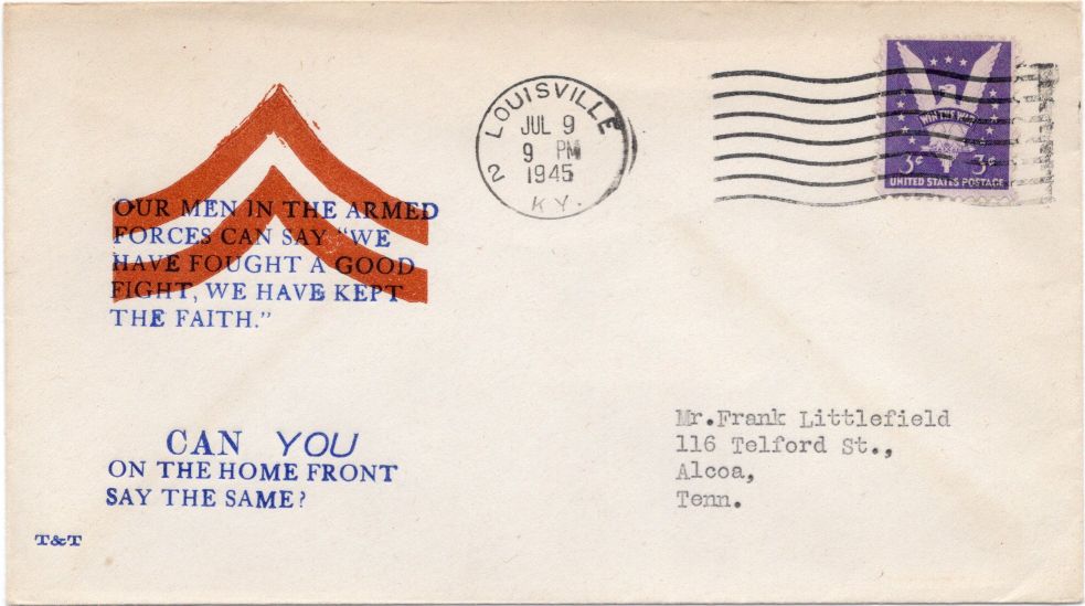 envelope front