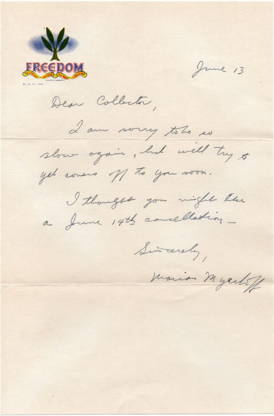 letter front
