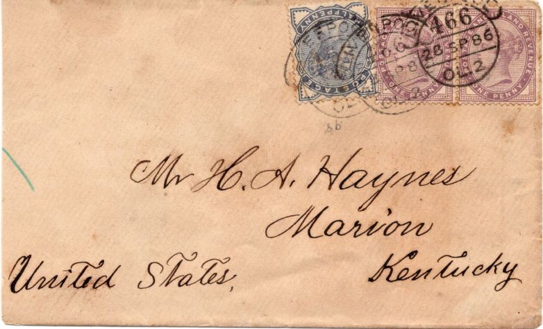 envelope front