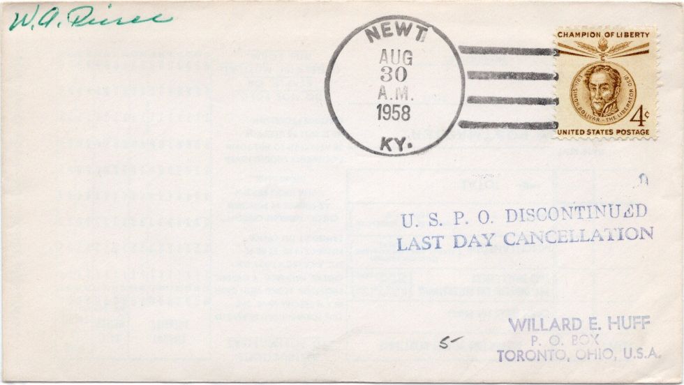 envelope front