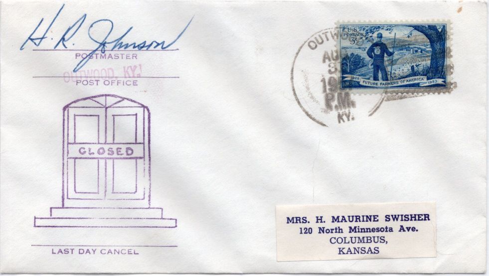 envelope front