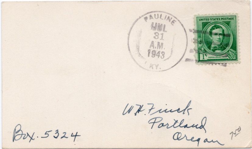 envelope front