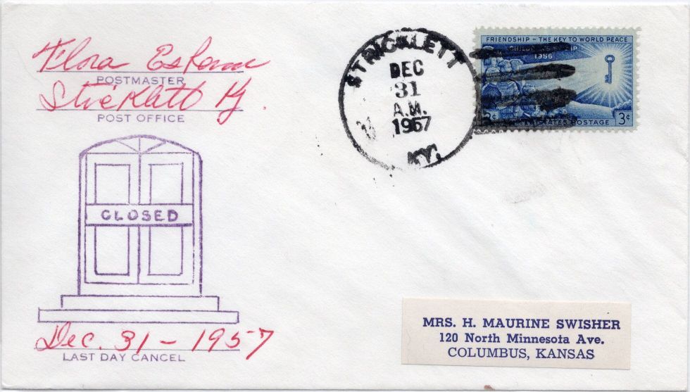 envelope front