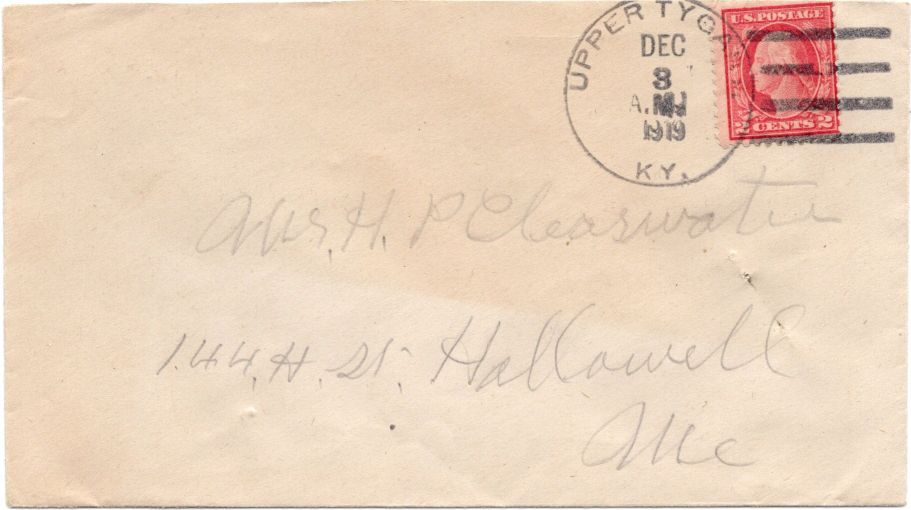 envelope front