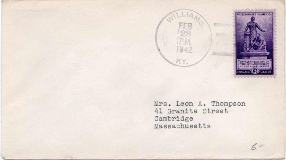 envelope front