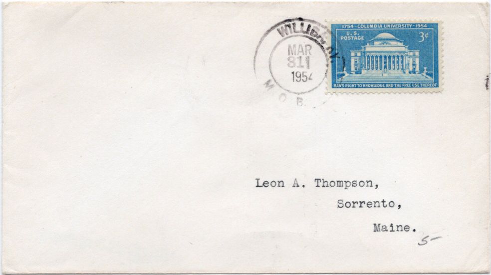 envelope front