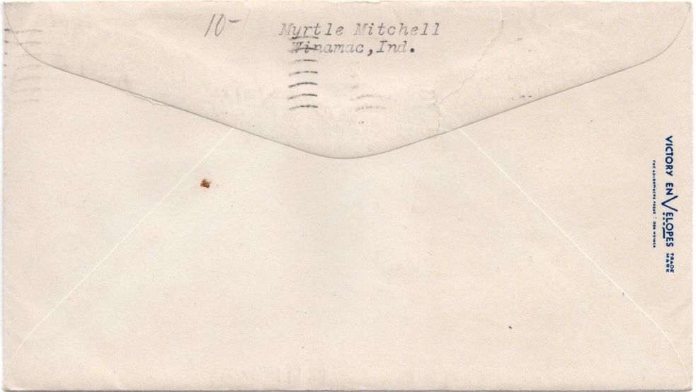 envelope back